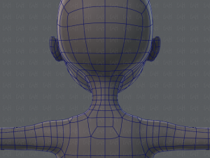 base mesh woman 02 3D Модель
