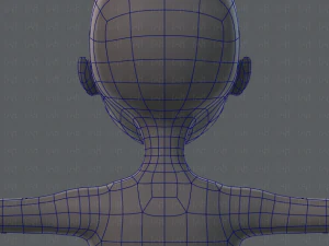 base mesh woman 02 3D Model