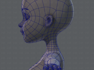 base mesh woman 02 3D Модель