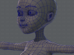 base mesh woman 02 3D Модель