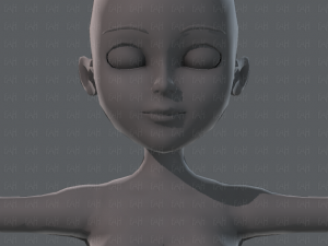 base mesh woman 02 3D Модель