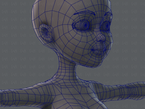 base mesh woman 02 3D Модель