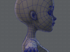 base mesh woman 02 3D Модель