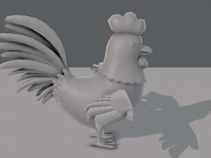 base de desenho animado de frango Modelo 3D