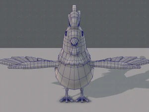 base de desenho animado de frango Modelo 3D
