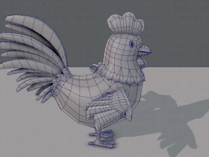 base de desenho animado de frango Modelo 3D