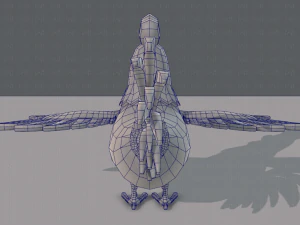 base de desenho animado de frango Modelo 3D