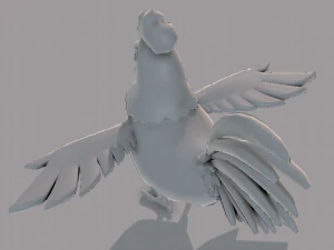 base de desenho animado de frango Modelo 3D