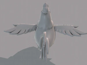 base de desenho animado de frango Modelo 3D