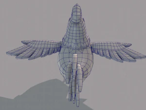 base de desenho animado de frango Modelo 3D