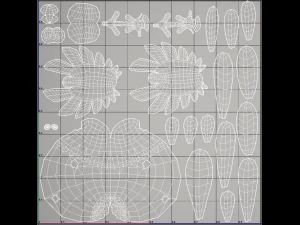 base de desenho animado de frango Modelo 3D