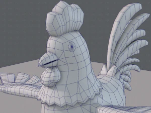 base de desenho animado de frango Modelo 3D
