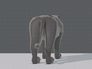 tiger base for game 3D Model