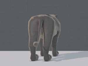 tiger base for game 3D Model