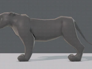 tiger base for game 3D Model