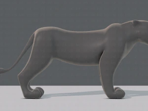 tiger base for game 3D Model