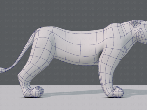 tiger base for game 3D Model