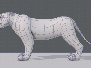 tiger base for game 3D Model