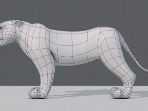 tiger base for game 3D Model