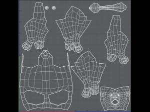 tiger base for game 3D Model