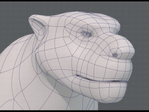 tiger base for game 3D Model