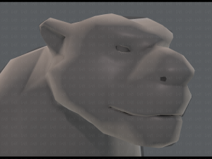 tiger base for game 3D Model