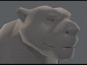 tiger base for game 3D Model