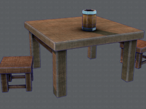 3d barrel lowpolygon v01 3D-Modell