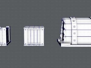 chest and box v01 3D Model
