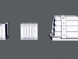 chest and box v01 3D Model