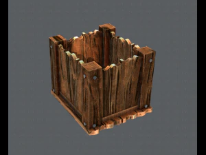 chest and box v01 3D Model