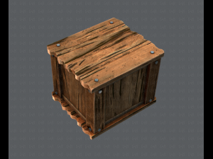 chest and box v01 3D Model