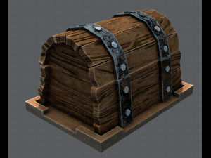 chest and box v01 3D Model
