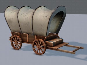 medieval cartv01 Model 3D