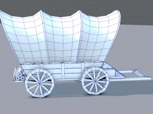 medieval cartv01 Model 3D