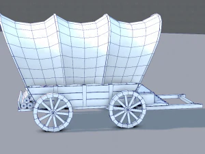 medieval cartv01 3D Model