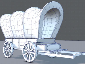 medieval cartv01 3D Model