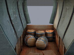 medieval cartv01 Model 3D