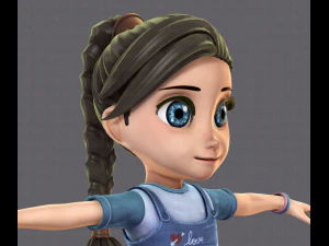 girl v01 3D Model