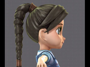 girl v01 3D Model