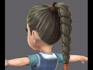 girl v01 3D Model