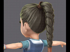 girl v01 3D Model