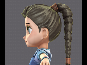 girl v01 3D Model