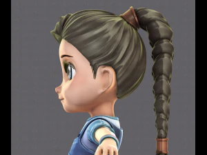 girl v01 3D Model