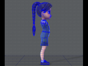 girl v01 3D Model