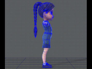 girl v01 3D Model