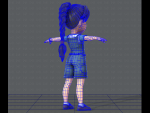 girl v01 3D Model