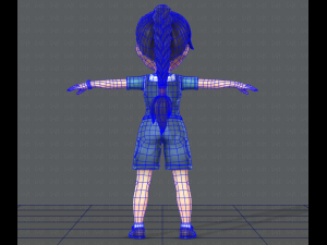 girl v01 3D Model