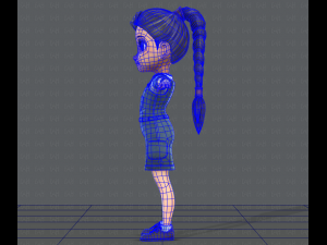 girl v01 3D Model