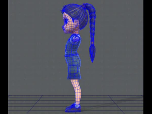 girl v01 3D Model
